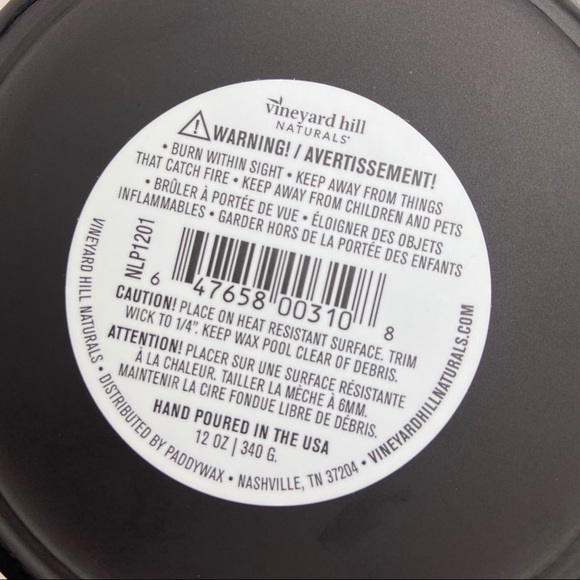 Vineyard Hill Green Tea & Bamboo Soy Candle 12 oz. - Picture 2 of 2